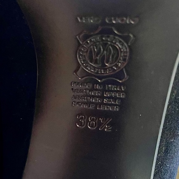 🎱Mima Venezia Black Suede Short Boots - Size 38.5🎱 - Picture 8 of 8